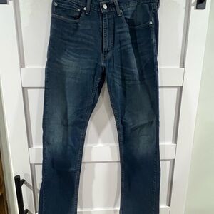 Levi's Dark Blue Straight Jeans